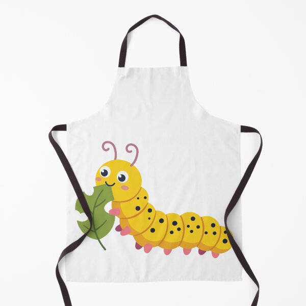 Item preview, Yellow Caterpillar Eating Leaf designed and sold by BetweenForms.