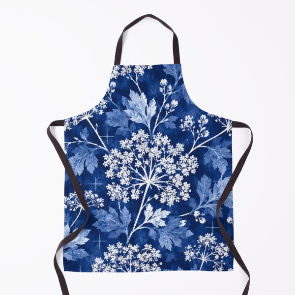 Item preview, Oriental blossom in deep blue designed and sold by scicilysimonee.