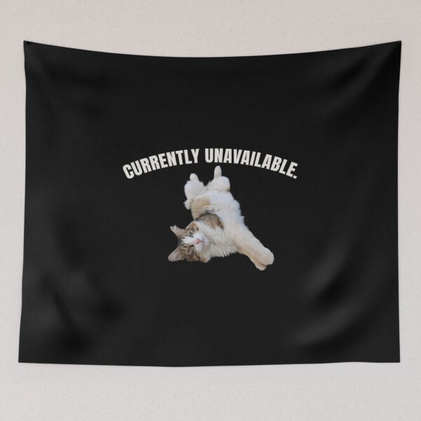 Item preview, Currently Unavailable - Funny Lazy Cat Meme designed and sold by MB-CatPrints.