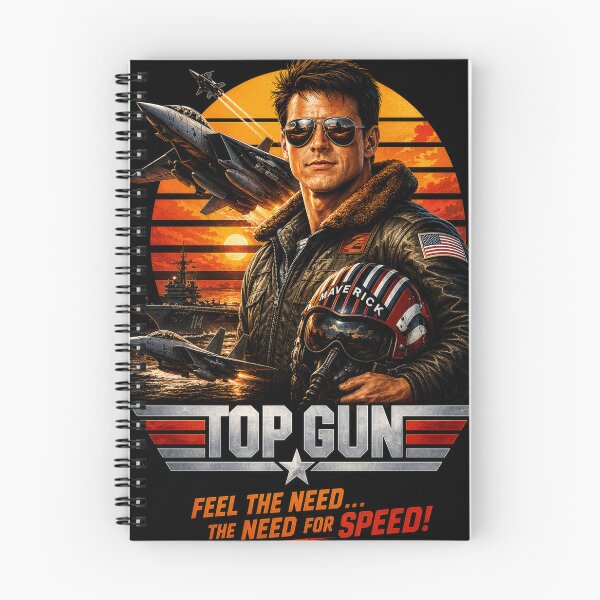 Item preview, Copy of The Need for speed - Top Gun Inspired Retro Fighter Jet Sunset Vintage Aviation  designed and sold by Kate1art.