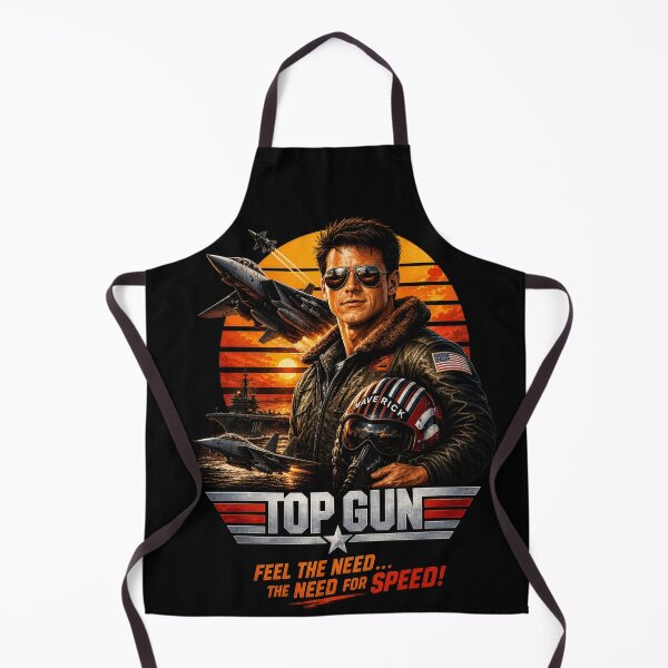 Item preview, Copy of The Need for speed - Top Gun Inspired Retro Fighter Jet Sunset Vintage Aviation designed and sold by Kate1art.