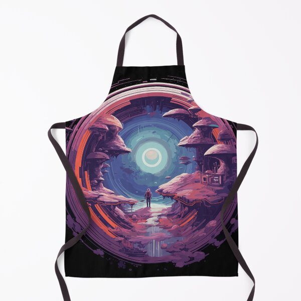 Item preview, Alien Dreamscape Floating Islands Surreal Sci Fi Space Art designed and sold by NaturesRepose.