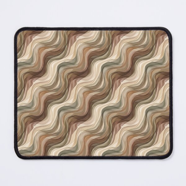 Item preview, Earthy Swirl Neutral Retro Flow Abstract Pattern designed and sold by MythicCotton.