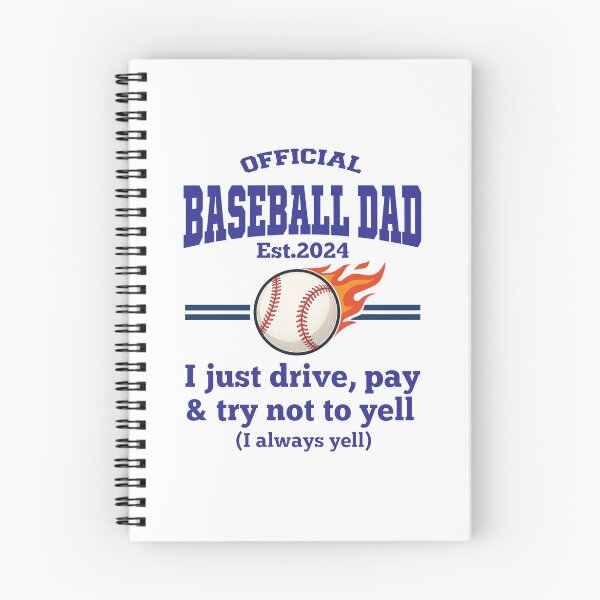 Item preview, Official Baseball Dad Est 2024 – Funny Baseball Dad Gift – I just Drive, Pay and Try Not Yell designed and sold by inkframe.