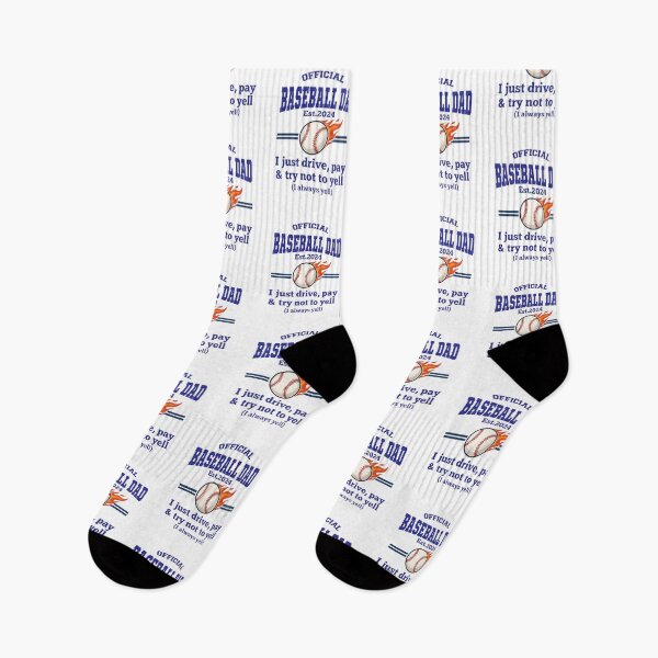 Item preview, Official Baseball Dad Est 2024 – Funny Baseball Dad Gift – I just Drive, Pay and Try Not Yell designed and sold by inkframe.