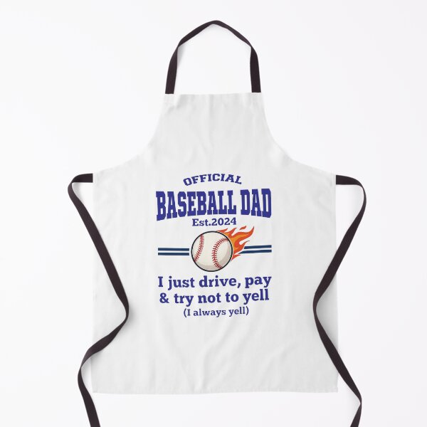 Item preview, Official Baseball Dad Est 2024 – Funny Baseball Dad Gift – I just Drive, Pay and Try Not Yell designed and sold by inkframe.