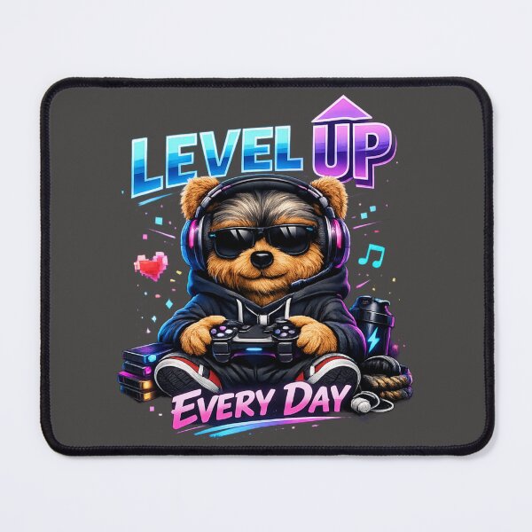 Item preview, Yorkie Gamer Energy – Level Up Every Day Gaming Design designed and sold by Yorkie Magic Studio .