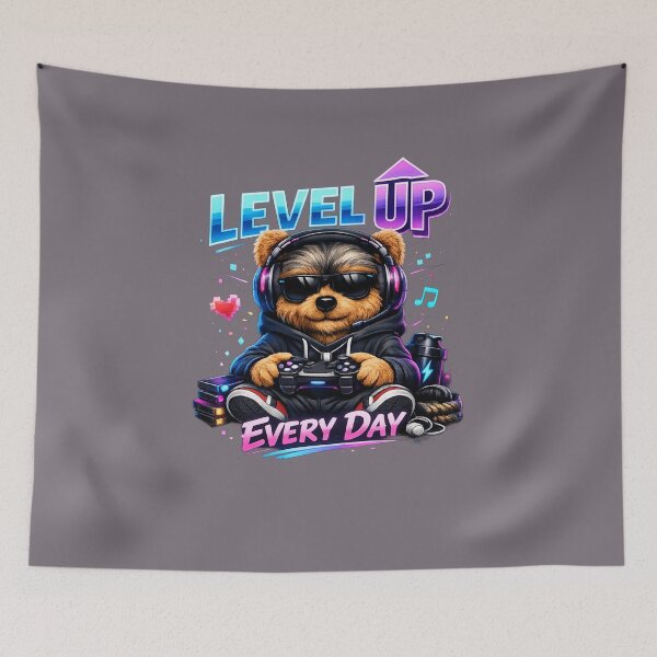 Item preview, Yorkie Gamer Energy – Level Up Every Day Gaming Design designed and sold by Yorkie Magic Studio .