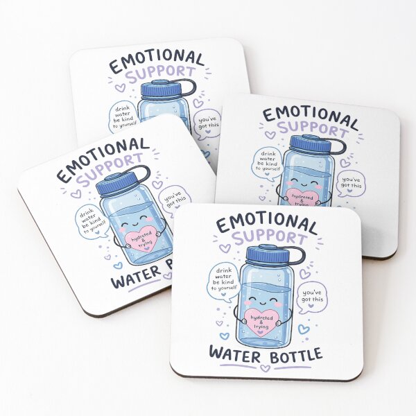 Item preview, Emotional Support Water Bottle designed and sold by Nicolette Love.