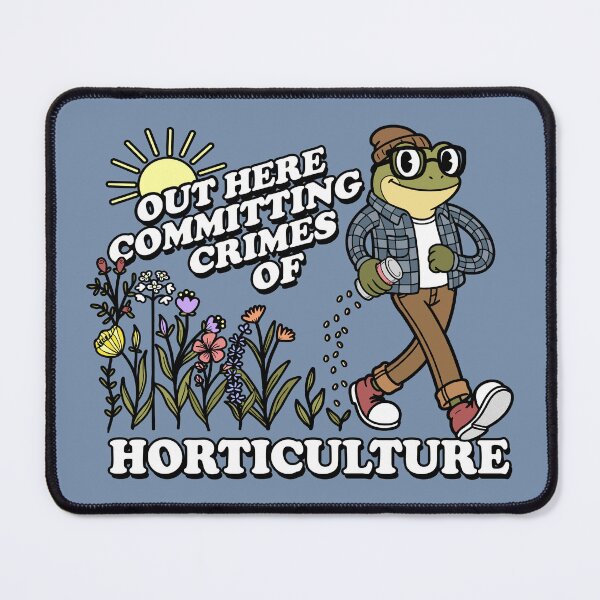 Item preview, Committing Crimes of Horticulture  designed and sold by ninthstreet.