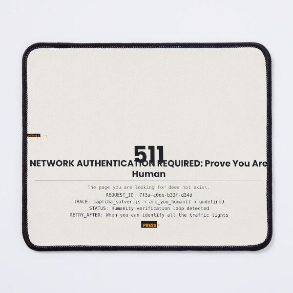 Item preview, HTTP 511: Network Authentication Required — Please Prove You Are Human designed and sold by 5SKseries.