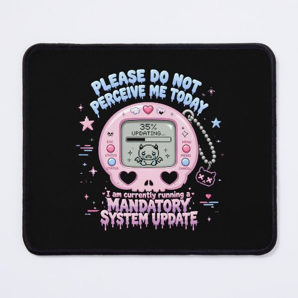 Item preview, Do Not Perceive Me System Update Cute Creepy Kawaii Pastel Goth designed and sold by DarklyOK.