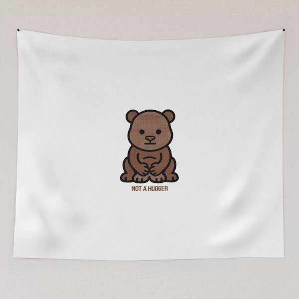 Item preview, Not A Hugger Bear - Drysmirk - Zoo-ee Gang designed and sold by DrySmirk.