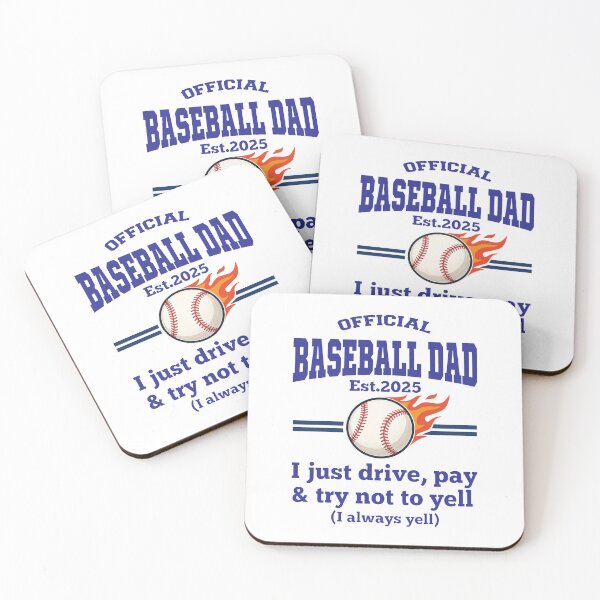 Item preview, Official Baseball Dad Est 2025 – Funny Baseball Dad Gift – I just Drive, Pay and Try Not Yell designed and sold by inkframe.