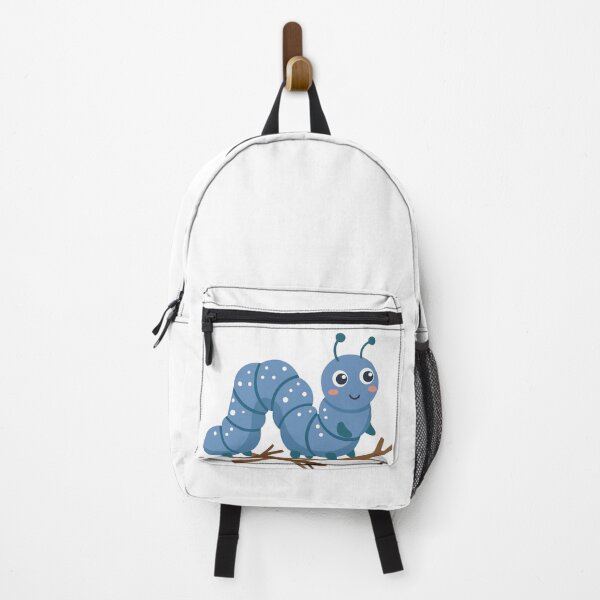Item preview, Blue Caterpillar Garden Illustration designed and sold by BetweenForms.