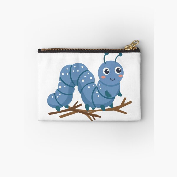 Artikelvorschau, Gartenillustration der blauen Raupe entworfen und verkauft von BetweenForms.