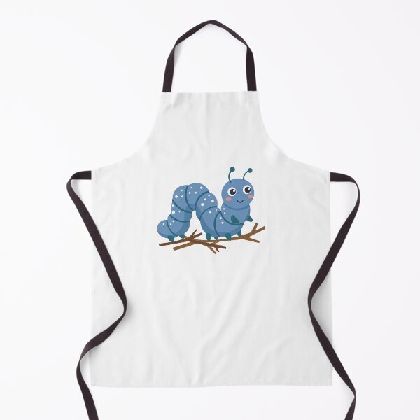 Item preview, Blue Caterpillar Garden Illustration designed and sold by BetweenForms.