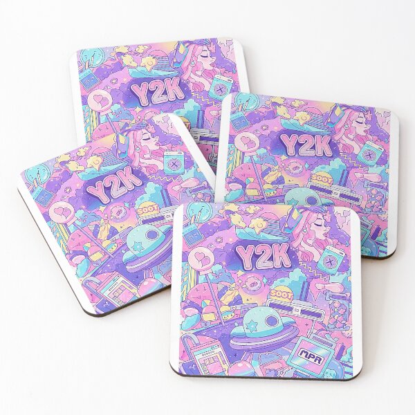 Item preview, Pastel Y2K Aesthetic Collage Art of Cyber Dreams designed and sold by SholoStudio.
