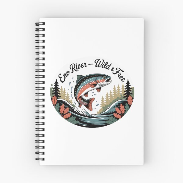 Item preview,  Eno River-Wild Trout Fishing Art designed and sold by JessArty ⭐⭐⭐⭐⭐.