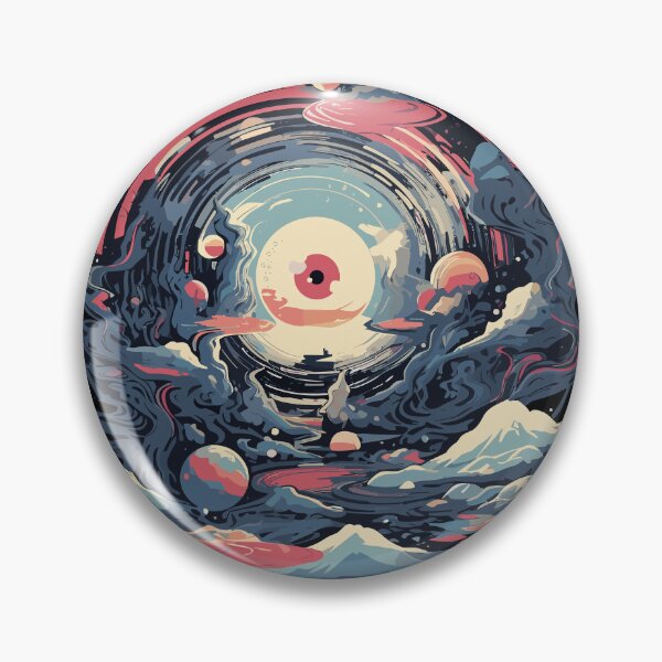 Item preview, Cosmic Eye Galaxy Swirl Planets Surreal Deep Space Art designed and sold by NaturesRepose.