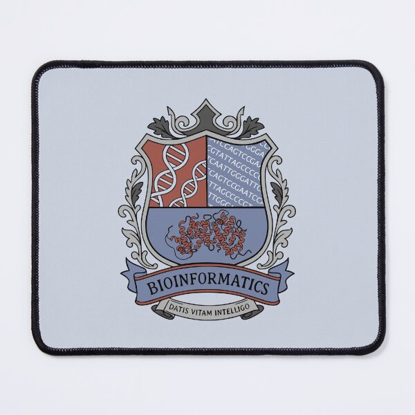 Item preview, Bioinformatics Crest - Science Coat of Arms designed and sold by MicroMarket.