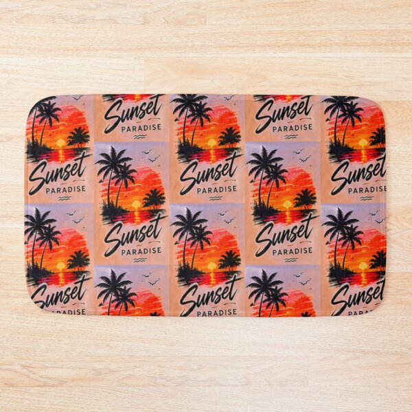 Aperçu de l'œuvre Sunset paradise créée et vendue par REDART69.