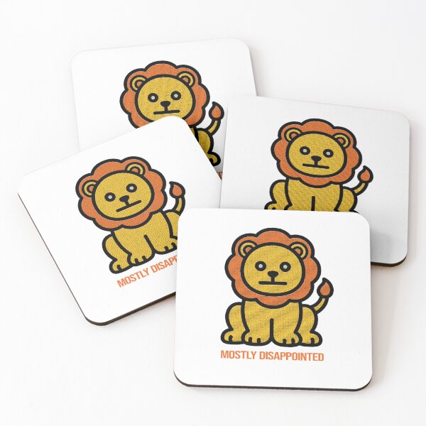 Item preview, Mostly Disappointed Lion - Drysmirk - Zoo-ee Gang designed and sold by DrySmirk.
