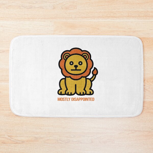 Item preview, Mostly Disappointed Lion - Drysmirk - Zoo-ee Gang designed and sold by DrySmirk.