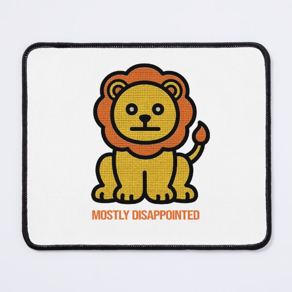 Item preview, Mostly Disappointed Lion - Drysmirk - Zoo-ee Gang designed and sold by DrySmirk.