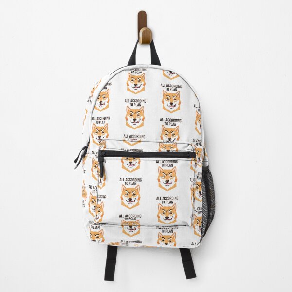 Item preview, All According To Plan Smirking Smug Shiba Inu Meme designed and sold by DuckOddity.