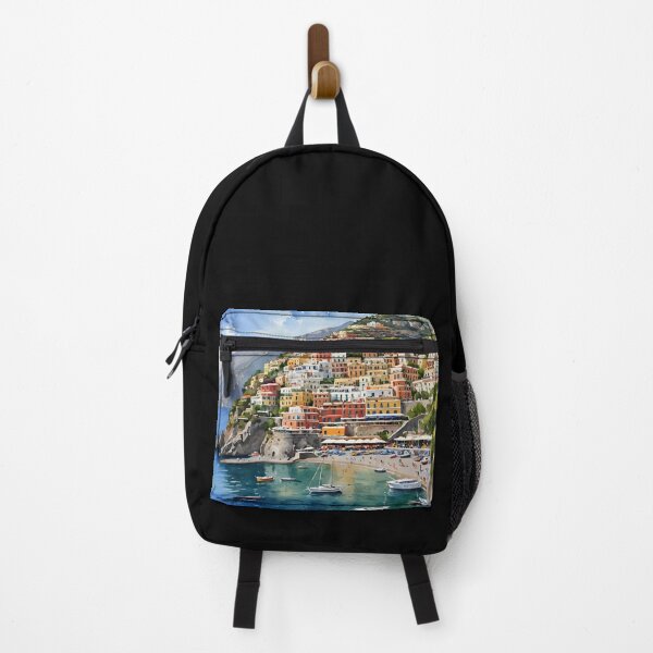 Item preview, Sun-Drenched Positano – Amalfi Coast Watercolor Art designed and sold by UmSkelig834.