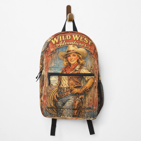 Item preview, Vintage wild west cowgirl poster designed and sold by hollycooper.