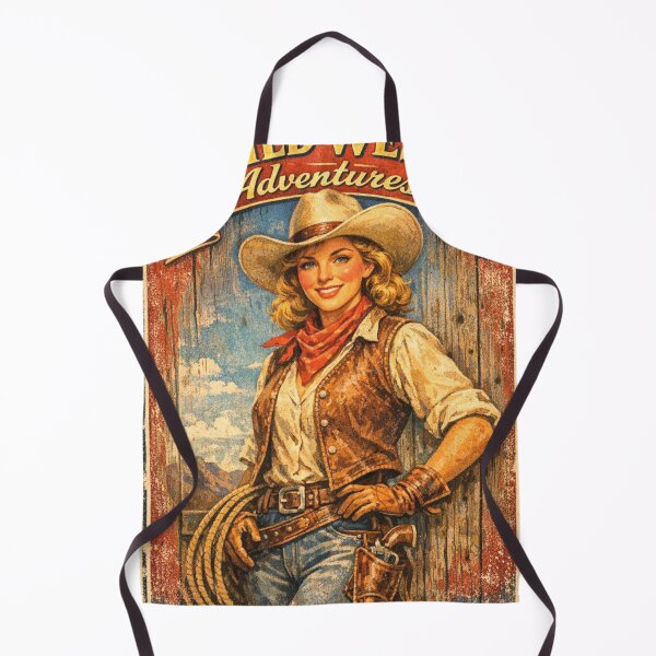 Item preview, Vintage wild west cowgirl poster designed and sold by hollycooper.