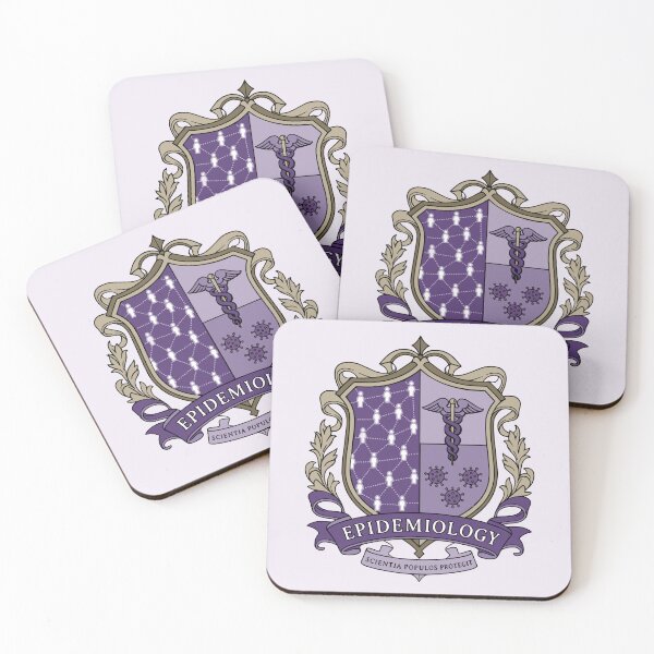Item preview, Epidemiology Crest - Science Coat of Arms designed and sold by MicroMarket.