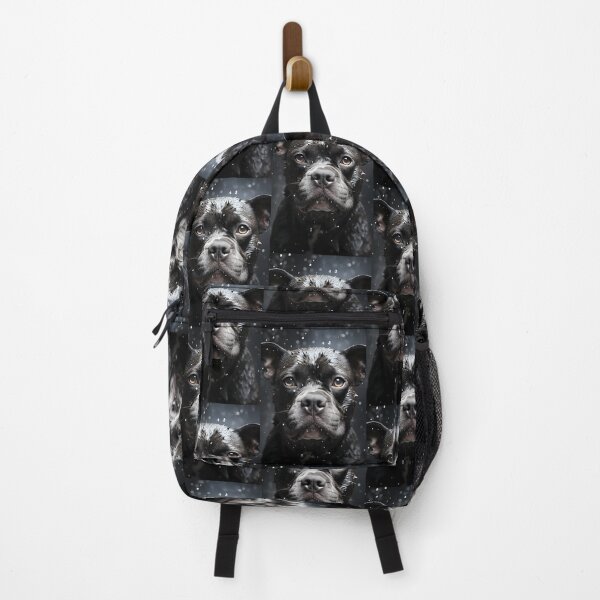 Item preview, Black French Bulldog Rainy Portrait Dog Lover Art designed and sold by LoveNurseries.