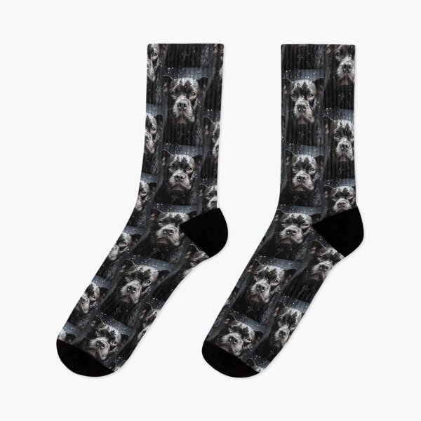 Item preview, Black French Bulldog Rainy Portrait Dog Lover Art designed and sold by LoveNurseries.