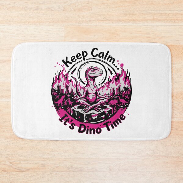 Item preview, Keep Calm It's Dino Time Zen Velociraptor designed and sold by XYZ LAB by Jesuperman.