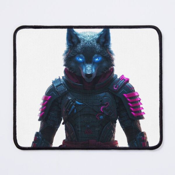 Item preview, Cybernetic Wolf Neon Style designed and sold by ItzLacarth.