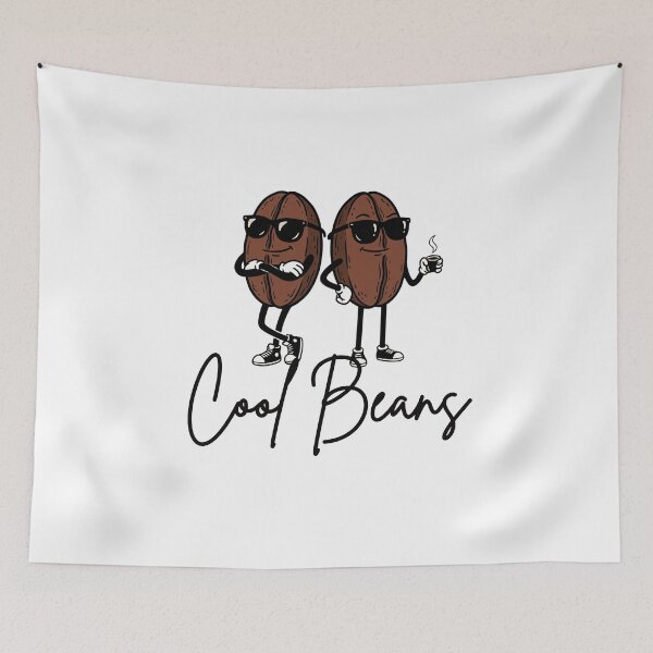 Item preview, Cool Beans Retro Cartoon Coffee Beans with Sunglasses designed and sold by SupplyCode.