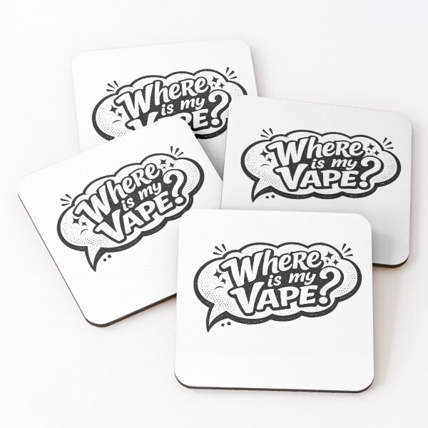 Item preview, Where Is My Vape? – Funny Comic Speech Bubble Design designed and sold by House of Taste Vape Designs.