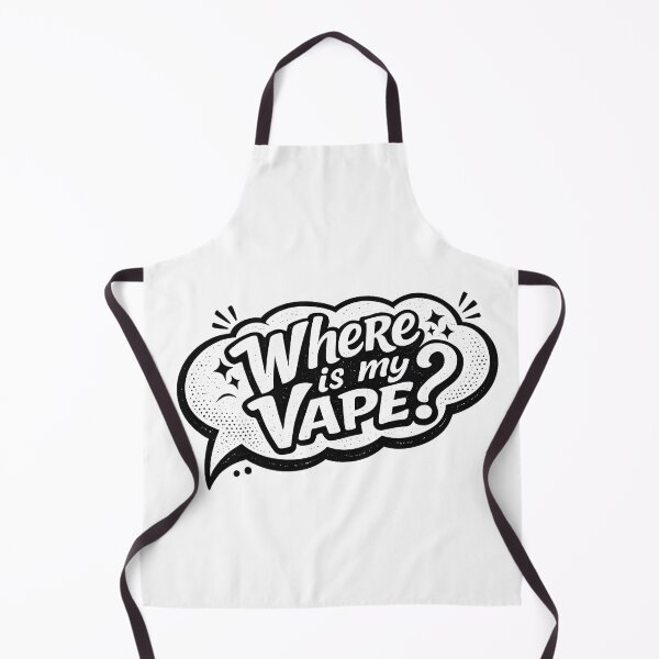 Item preview, Where Is My Vape? – Funny Comic Speech Bubble Design designed and sold by House of Taste Vape Designs.
