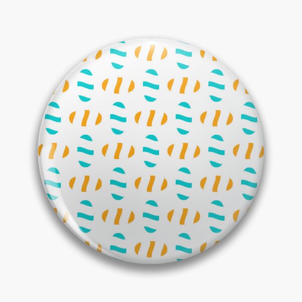 Item preview, Dark turquoise & dark tangerine abstract shapes designed and sold by Mint + Midnight.