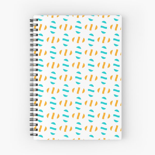 Item preview, Dark turquoise & dark tangerine abstract shapes designed and sold by Mint + Midnight.