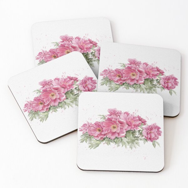 Item preview, Art Elegant Peony Watercolor Floral Illustration designed and sold by SommerWhispers.
