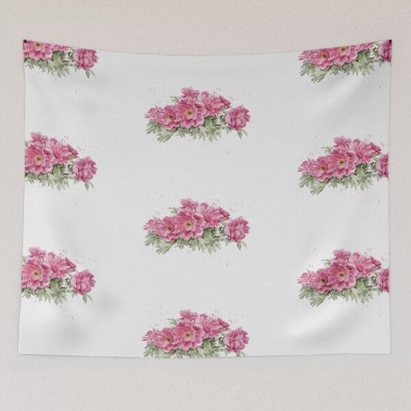 Item preview, Art Elegant Peony Watercolor Floral Illustration designed and sold by SommerWhispers.