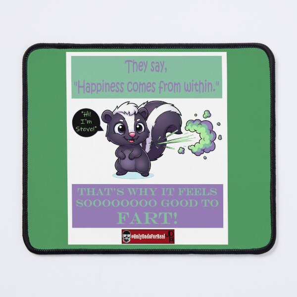 Item preview, Farting Skunk (White) *More Colors Available in Collection designed and sold by OnlyDadsForReal.