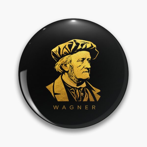 Item preview, Richard Wagner golden poster designed and sold by CMYKStudio.