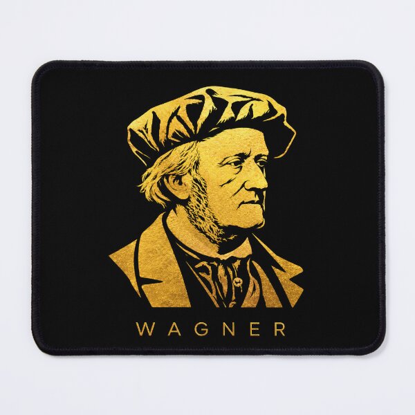 Item preview, Richard Wagner golden poster designed and sold by CMYKStudio.