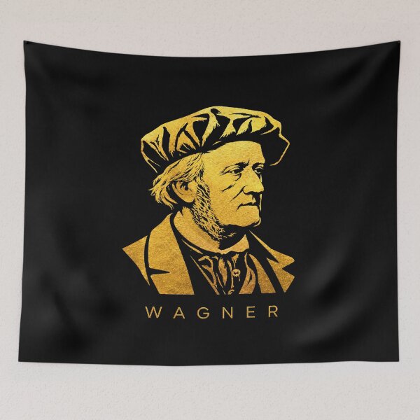 Item preview, Richard Wagner golden poster designed and sold by CMYKStudio.