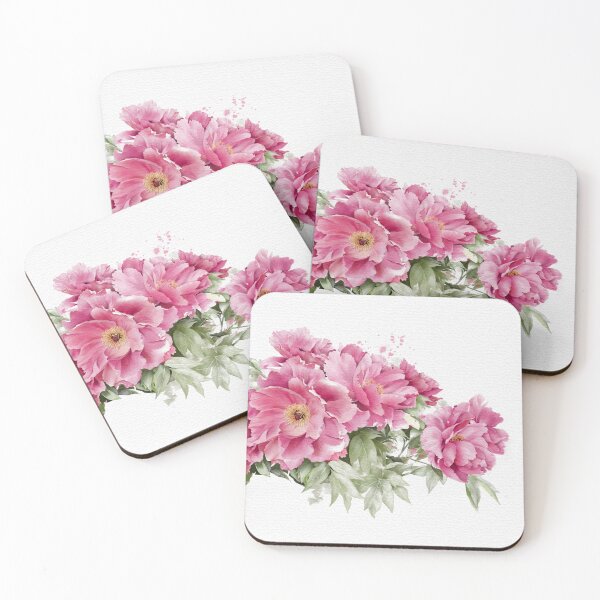 Item preview, Minimalist Elegant Peony Watercolor Floral Illustration designed and sold by SommerWhispers.